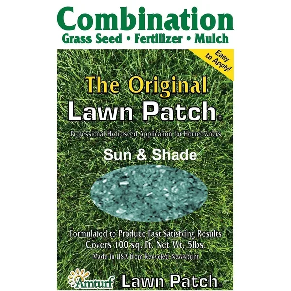 Amturf 5 lbs Lawn Patch Sun/ Shade Shelf Pack - Image 2