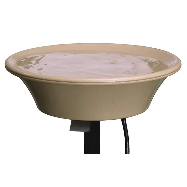 API 14" Heated Bird Bath With EZ Tilt Deck Mount & Pole - Image 2