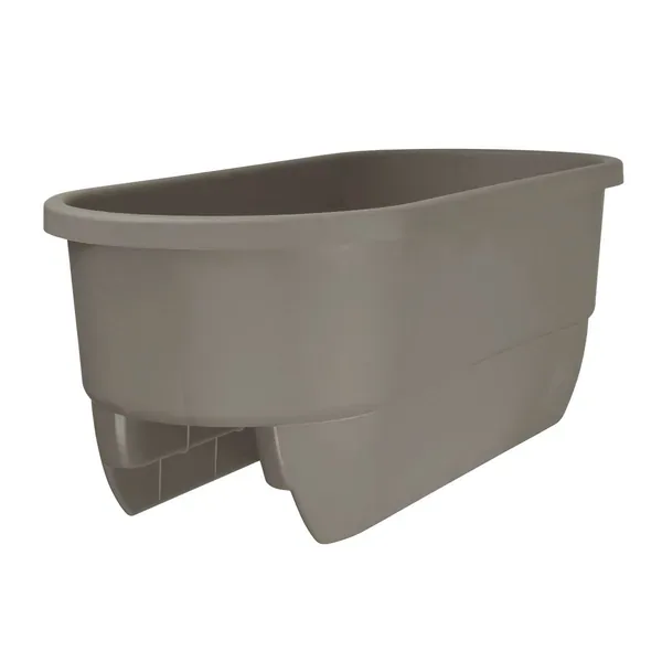Apollo 24" Dual Deck Rail Planter Driftwood