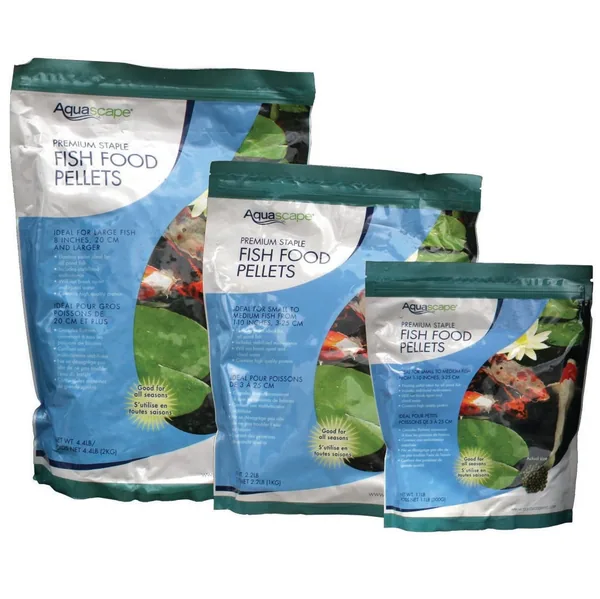 Aquascape Inc* Aquascape 1.1 lbs Premium Staple Fish Food Pellets
