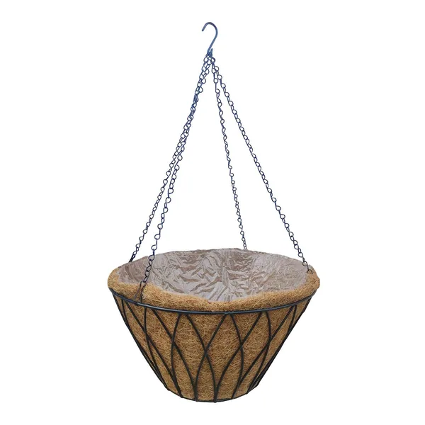 Austram Lotus Planter Black with Chain