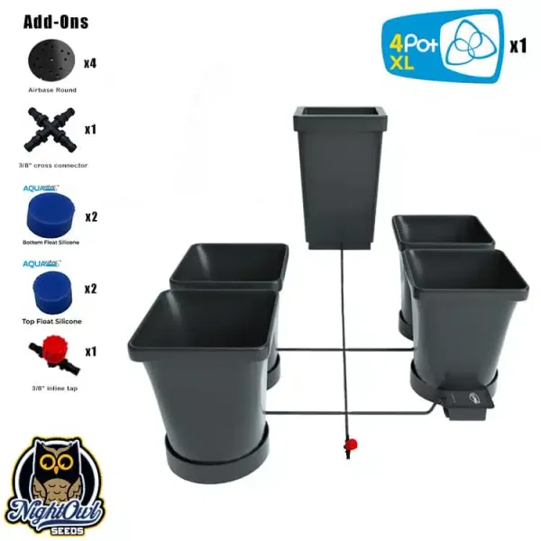 Night Owl 4 Pot XL System Bundle (6.6 gal pots)