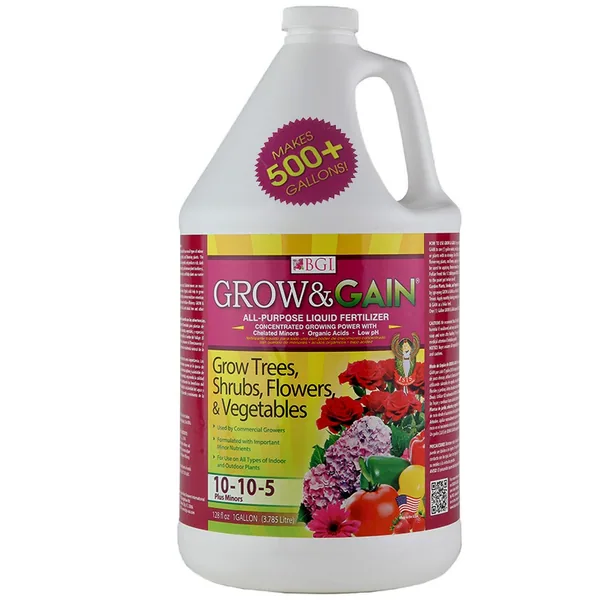 Bgi BGI 1gal Grow & GAIN Concentrate 10-10-5