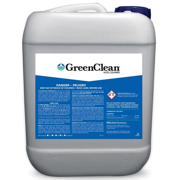 Biosafe Systems GreenClean Acid Cleaner 5Gl
