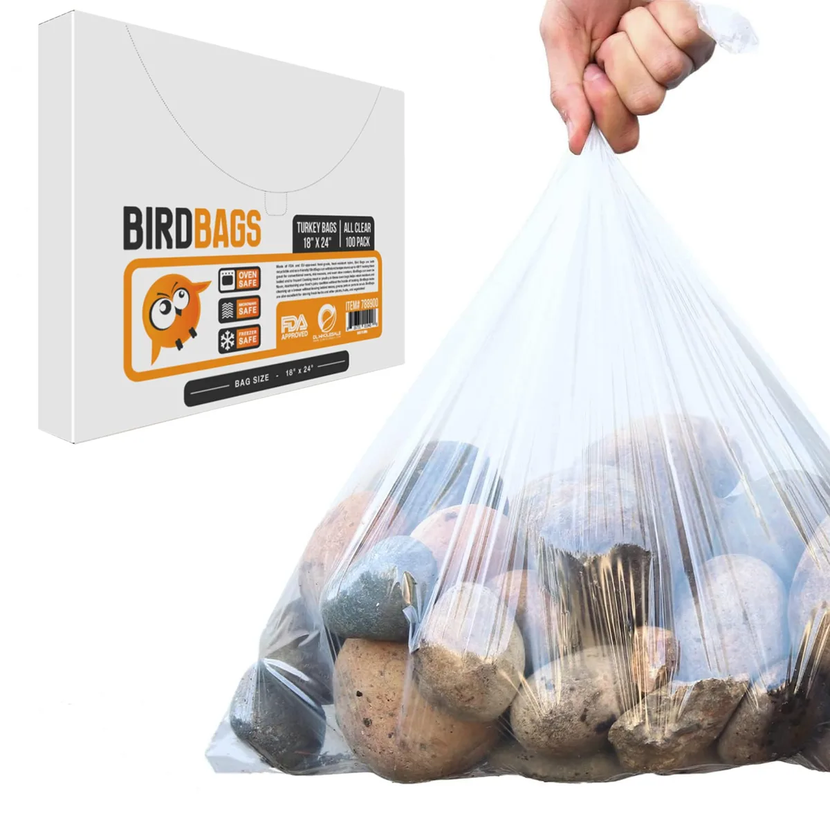 Bird Bags 4 Gallon Turkey Bags 18" x 24" (10 Pack) - Image 2