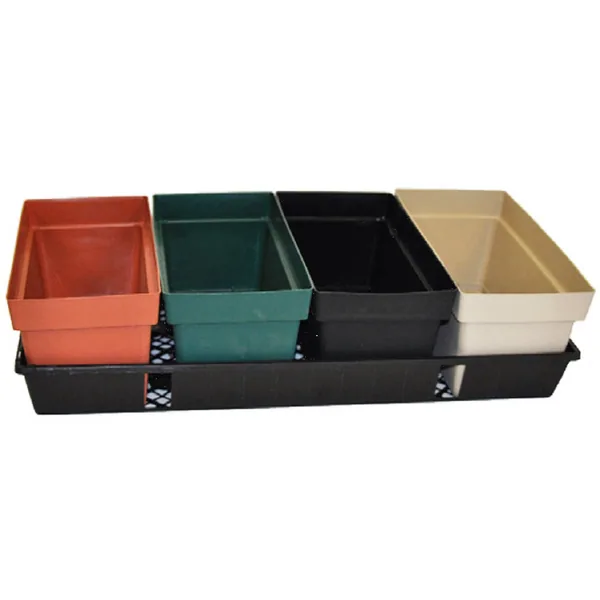 Bld Flower Box (5x10) Textured Blk — Case of 50