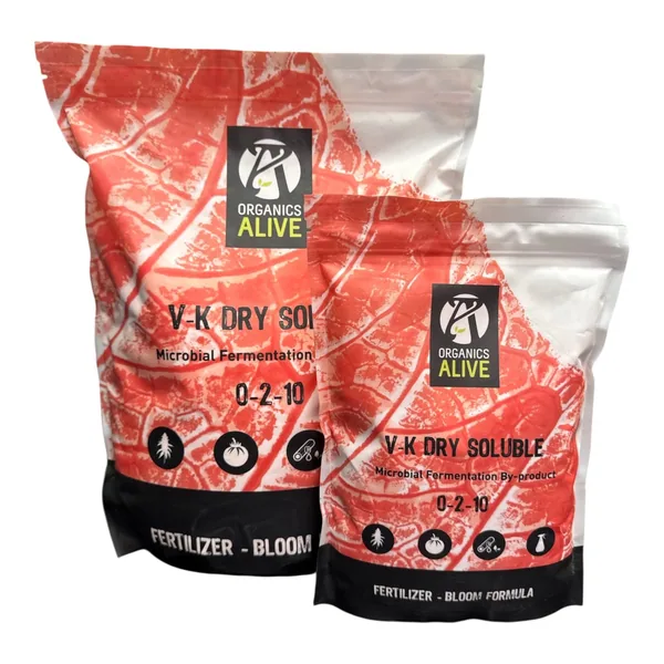 BuildASoil Organics Alive V-K Dry Soluble Finisher Formula 0-2-10