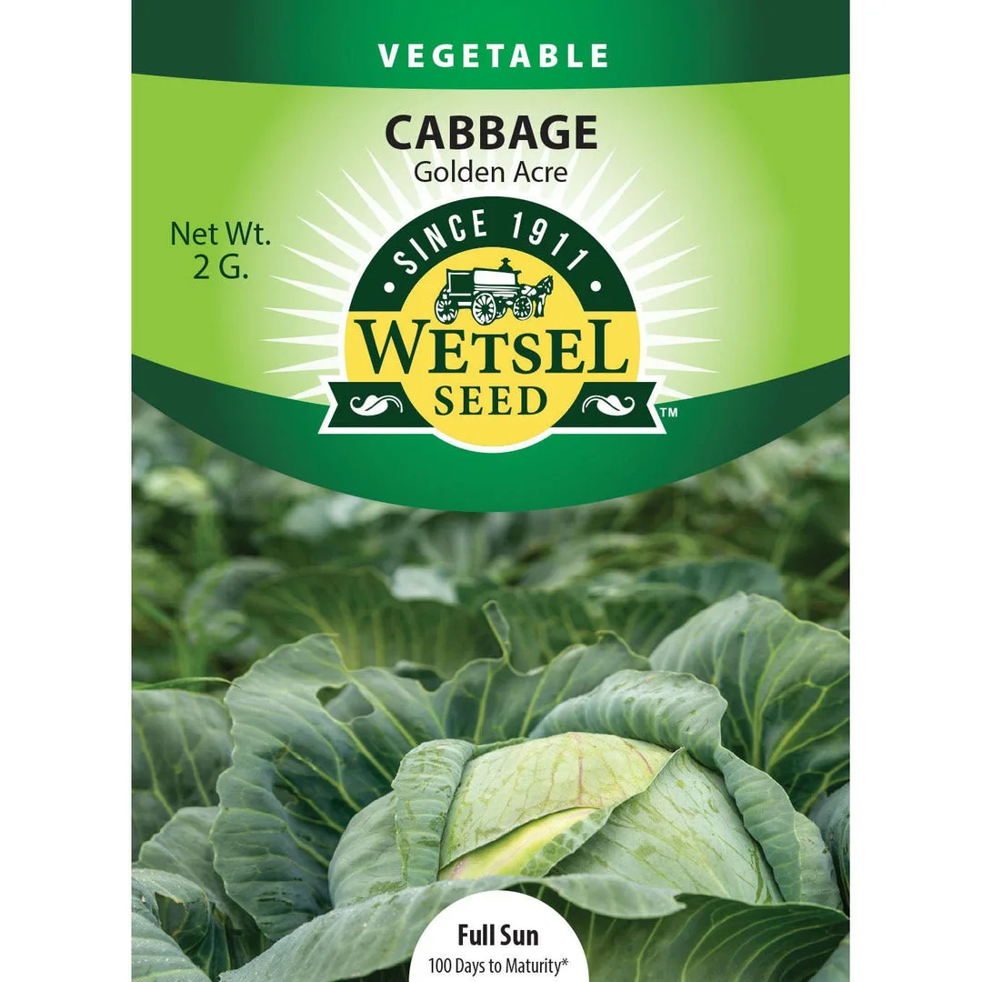 Cabbage, Organic Golden Acre 2 Grams - Image 2