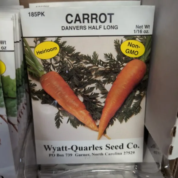 Carrots, Danver Half Long 50 lbs