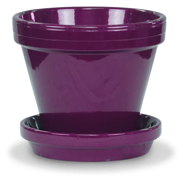 Ceramo Company Ceramo 6.5" Powder Coated Standard Pot Violet
