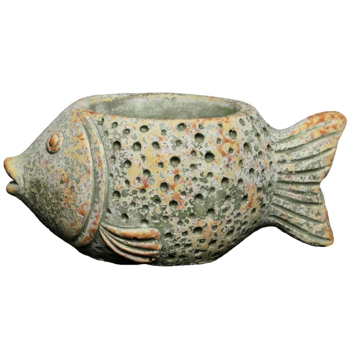 CHG Cement Coral Fish Planter - Image 2