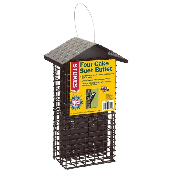 Classic 4 Cake Suet Buffet Feeder - Image 2