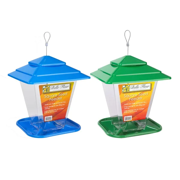 Classic Square 6.64 lbs Seed Feeder — Case of 4