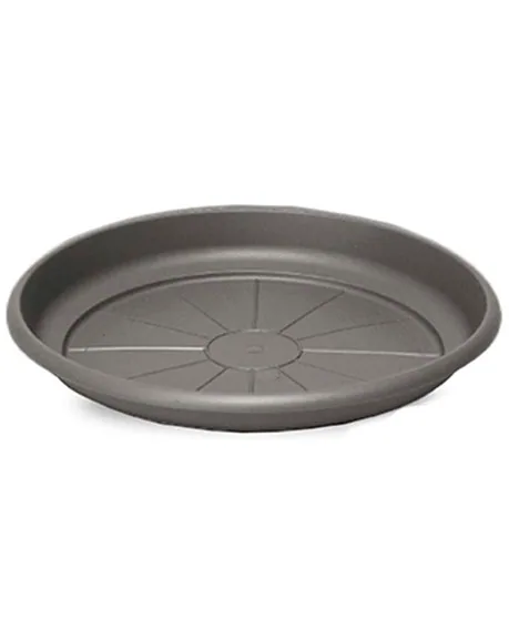 Crescent 9.5" Emma Saucer Charcoal