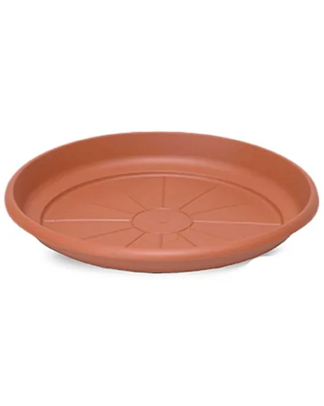 Crescent 9.5" Emma Saucer Terra Cotta