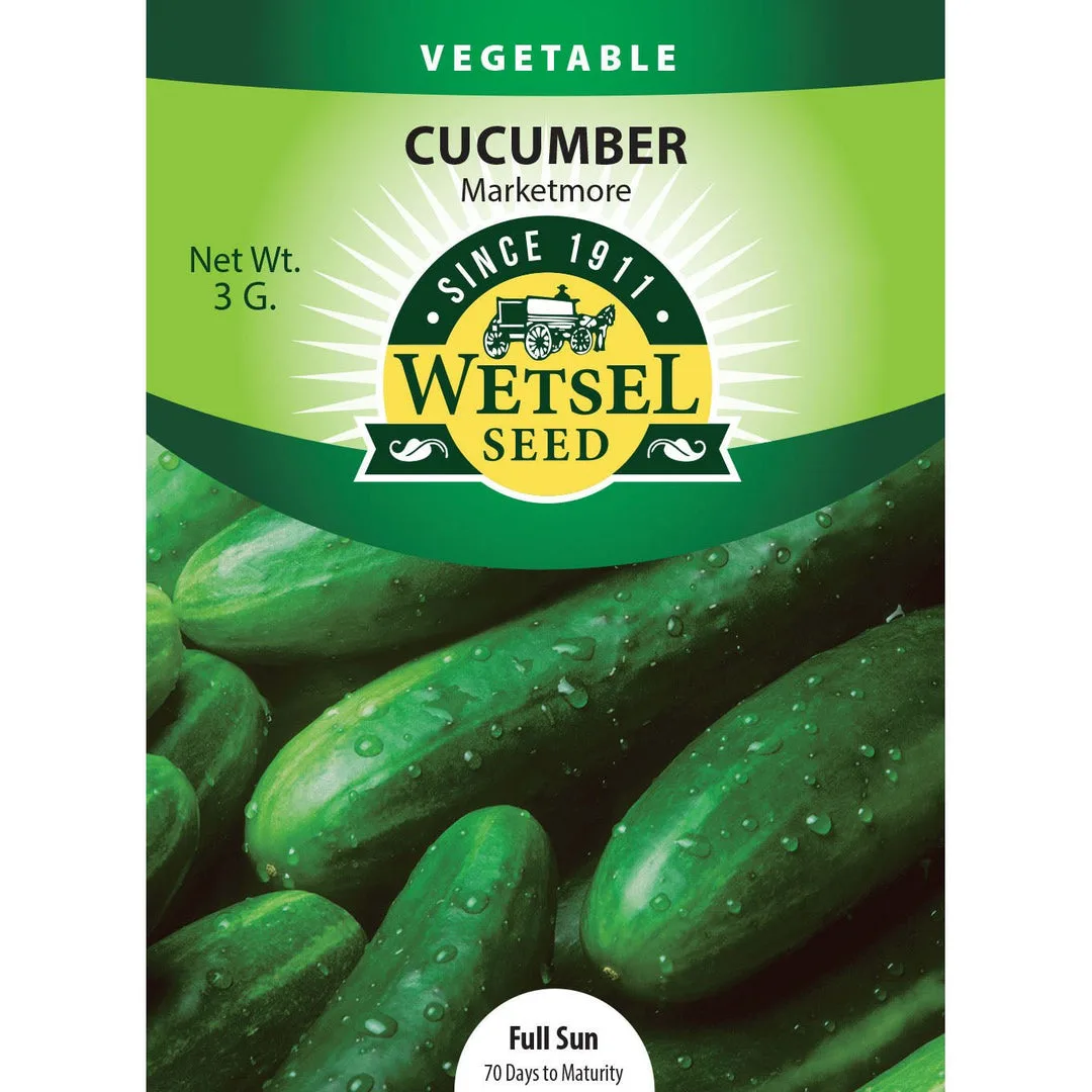 Cucumber, Marketmore 3 Grams - Image 2