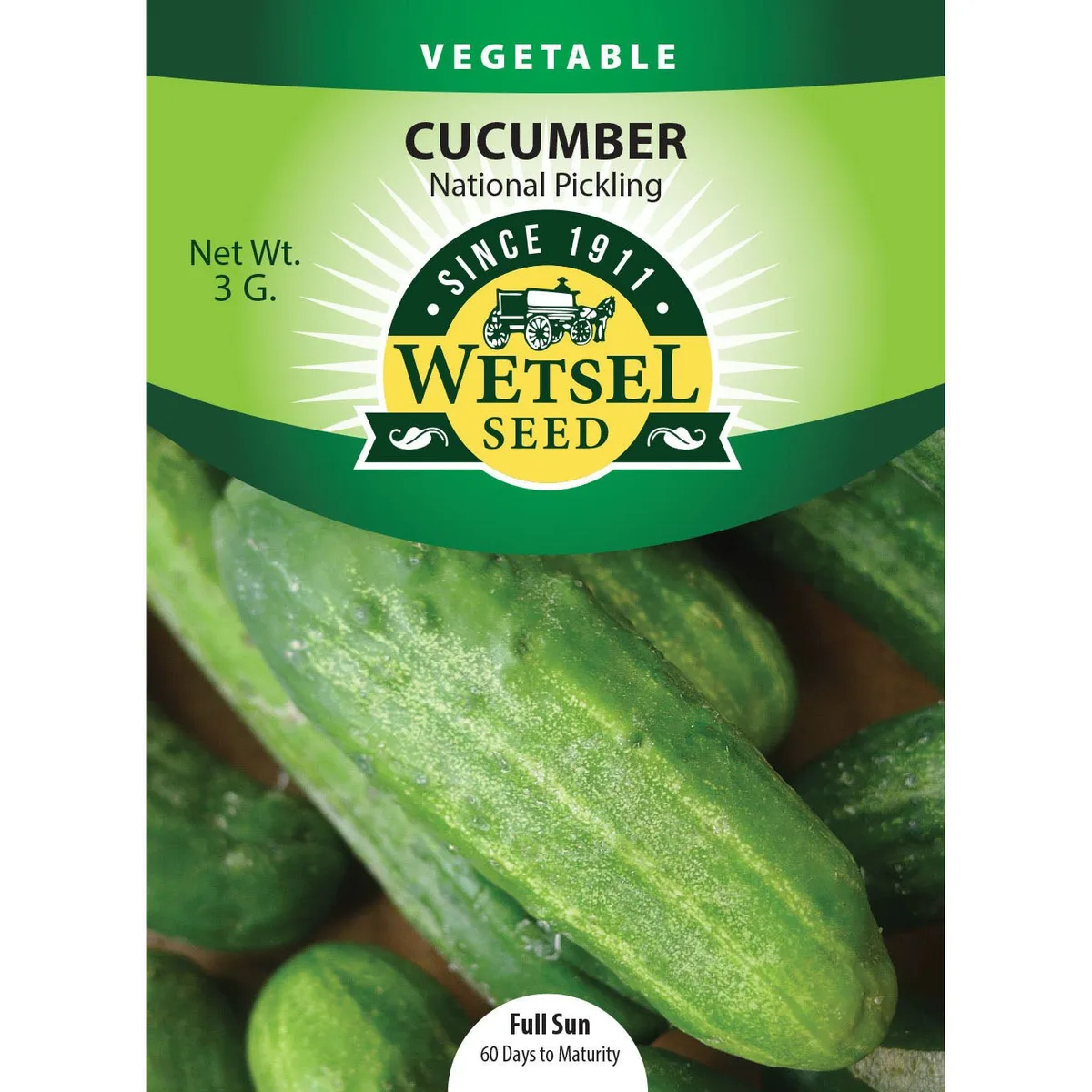 Cucumber, National Pickling 3 Grams - Image 2