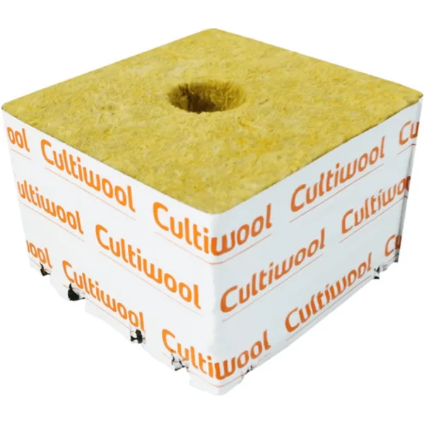 Cultiwool 6" x 6" x 4" Block w/ Optidrain (Case of 64)