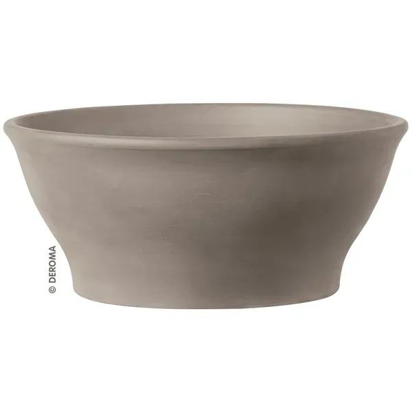 Deroma 10.6" Graphite Clay Saucer - Image 2