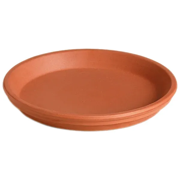 Deroma 16.1" Terra Cotta Clay Saucer - Image 2