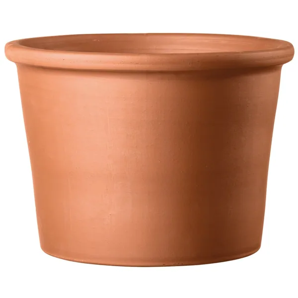 Deroma 3.39" Cylinder Terra Cotta Clay Pot