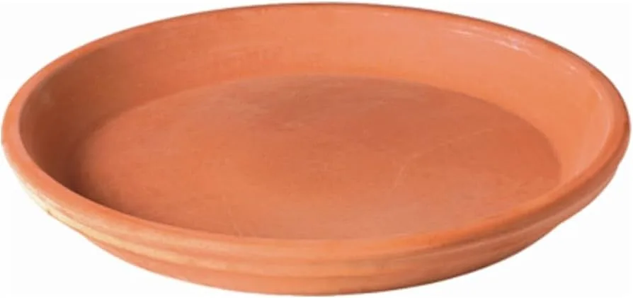 Deroma 5.9" Terra Cotta Clay Saucer - Image 2