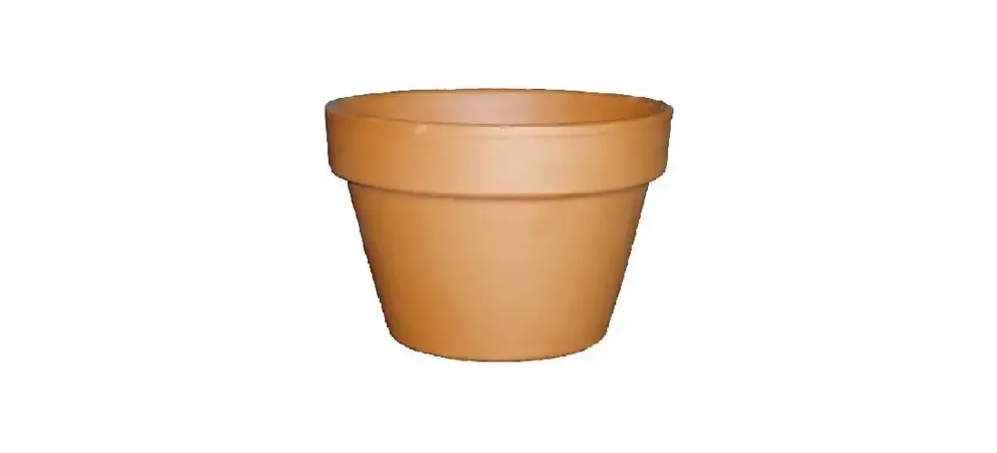 Deroma 6.7" Azalea Terra Cotta Clay Pot (Case of 20)
