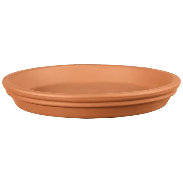 Deroma 6.7" Terra Cotta Clay Saucer