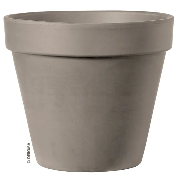 Deroma 8.3" Graphite Clay Saucer