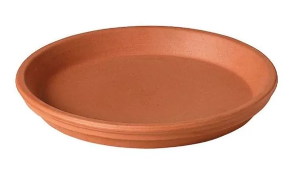 Deroma 9.1" Graphite Clay Saucer