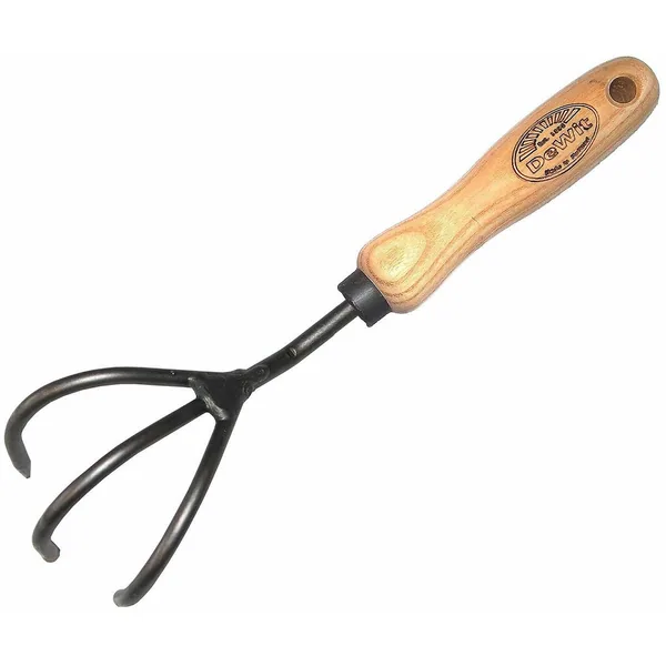 DeWit 3-Tine Cultivator Short Handle