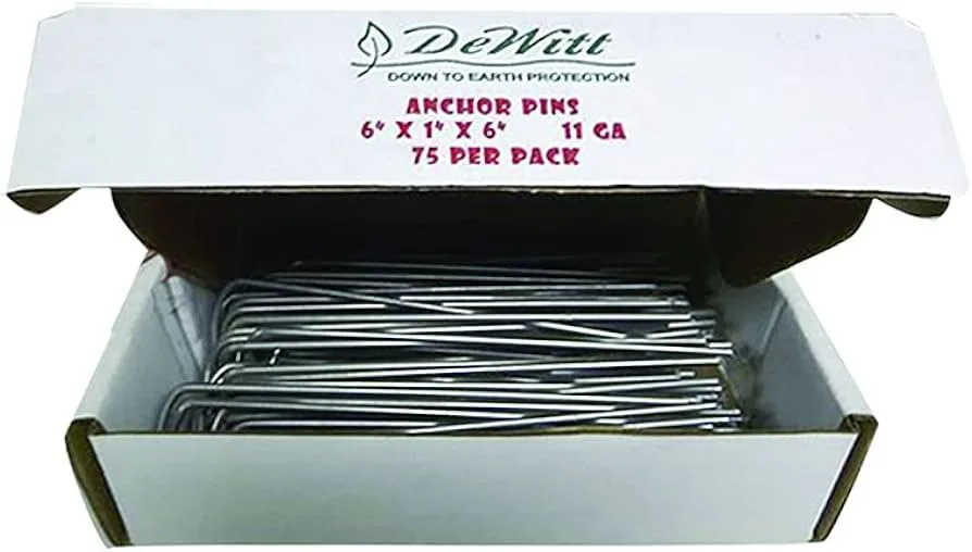 Dewitt 1000pc Box 6"x1"x6" 11 Gauge Anchor Pin - Image 2