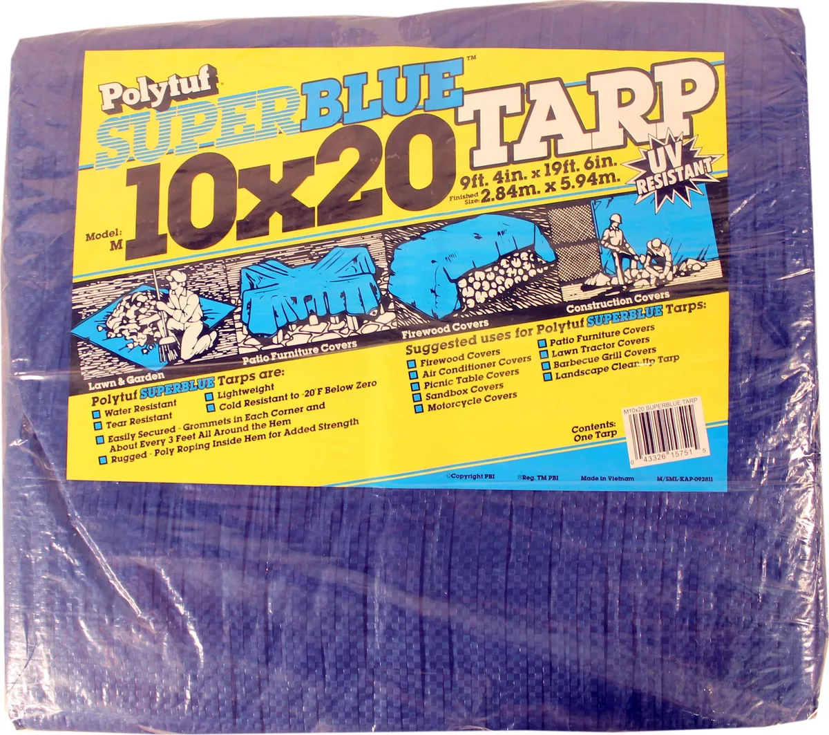 Dewitt 10x20 SuperBlue Tarp 2.3oz - Image 2