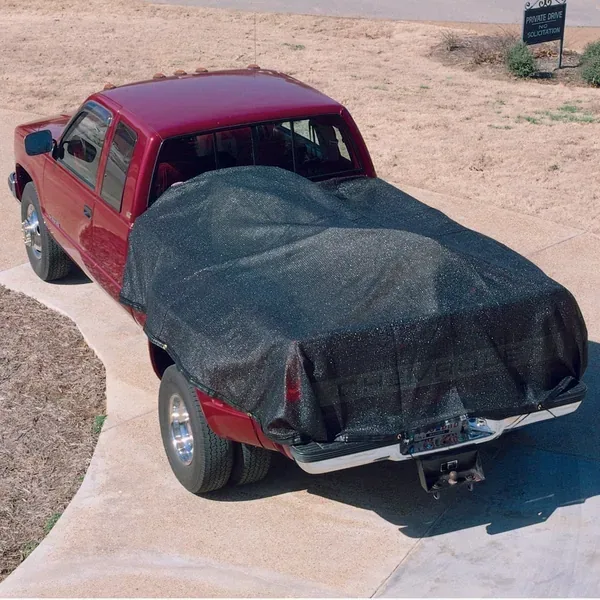 Dewitt 12'x20' 80% Black Woven Shade Truck Tarp - Image 2
