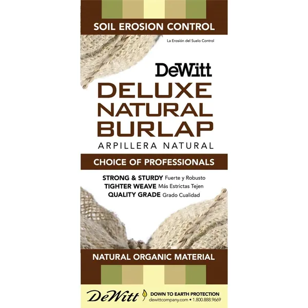 Dewitt Deluxe Natural Burlap 7oz 3'x12' Retail Burlap - Image 2