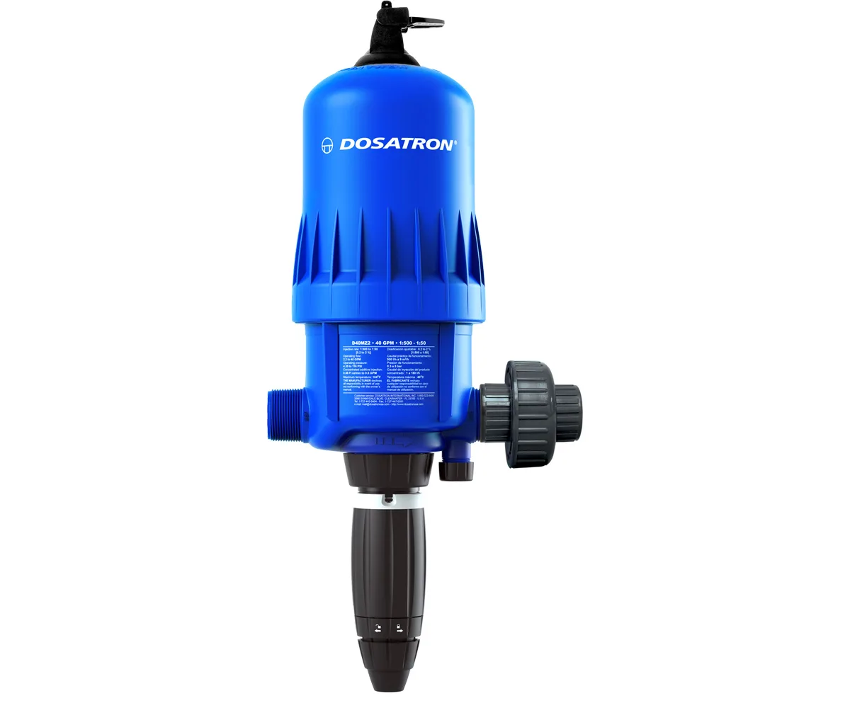 Dosatron 40 GPM, 7.5 to 75mL, Bypass Switch-VITON-Union - Image 2