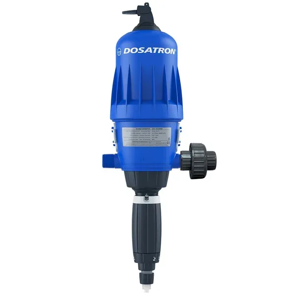 Dosatron Low Flow Hydroponic Dosing Pump 0.05 to 14 GPM Recommended Flow Rate 2-10 GPM 1:1000 - 1:100 (0.1% to 1%) - Image 2