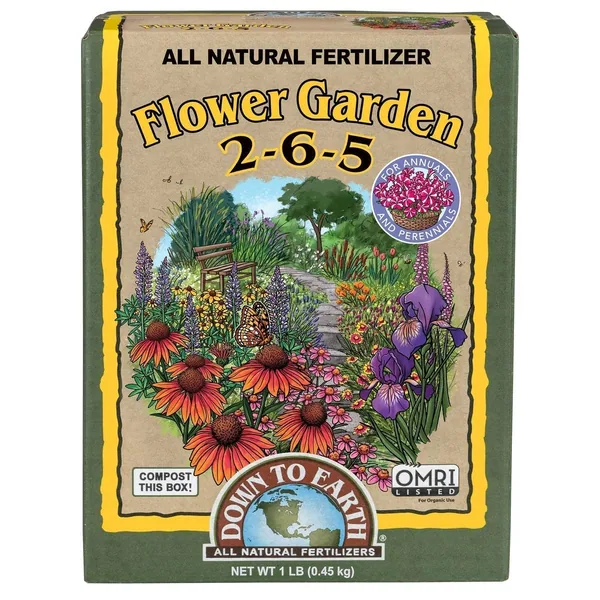 Down To Earth Down to Earth 1 lb Flower Garden 2-6-5 OMRI