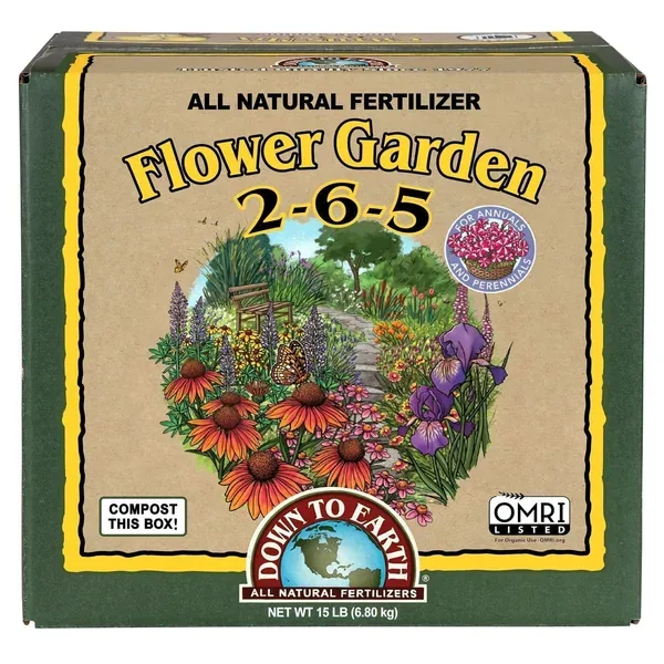 Down to Earth 15 lbs Flower Garden 2-6-5 OMRI - Image 2