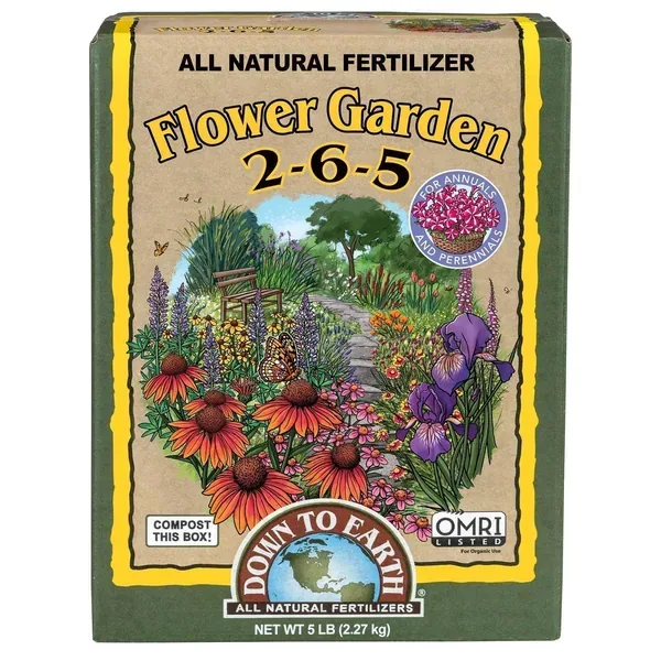 Down to Earth 5 lbs Flower Garden 2-6-5 OMRI - Image 2