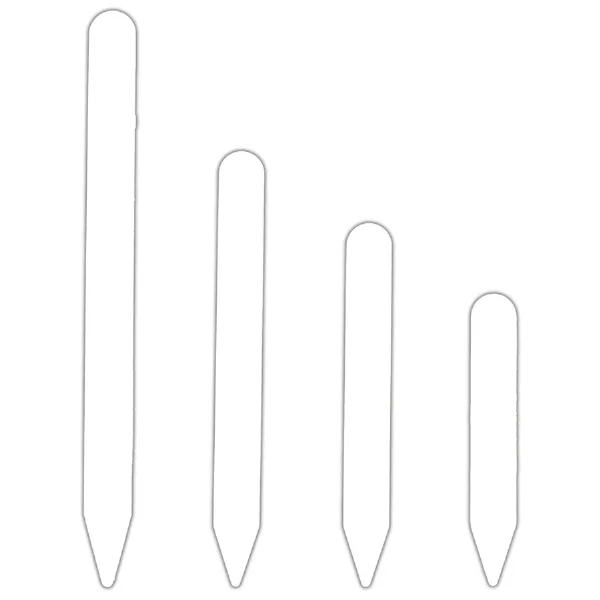 DP Industries DPI 1000/6x5/8" Economy White Plastic Labels