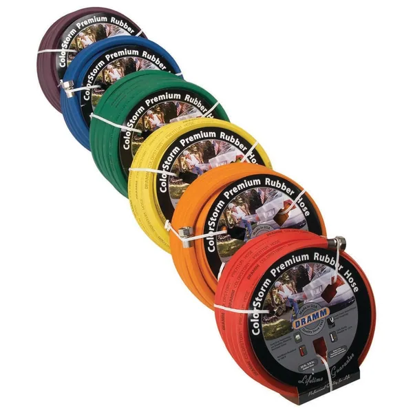 Dramm 5/8"x50' Premium Colorstorm Rubber Hose - Assorted Colors