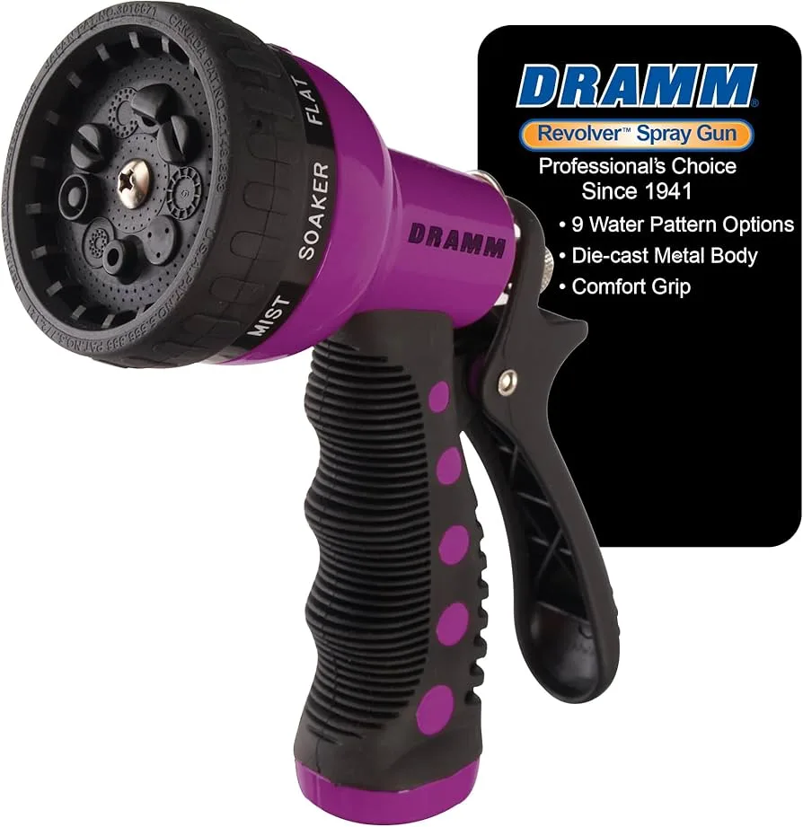 Dramm Asst Colors 9 Pattern Revolver Nozzle Uncarded - Image 2