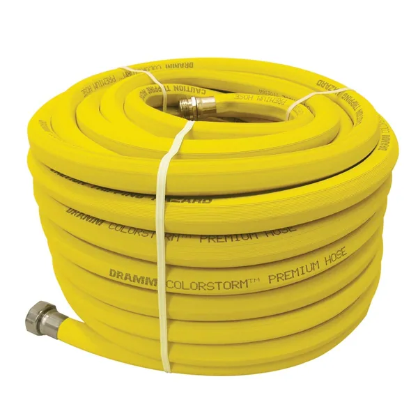 Dramm Corporation 5/8"x100' Premium Colorstorm Rubber Hose Yellow