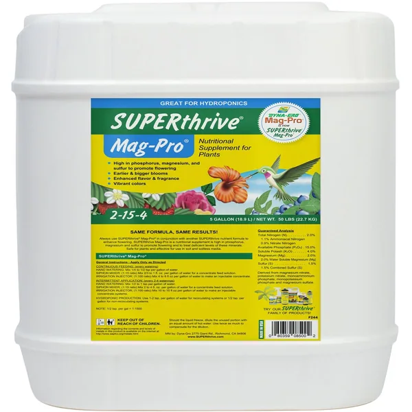 Dyna-Gro SuperThrive 5gal Mag Pro 2-15-4 Bloom Supplement
