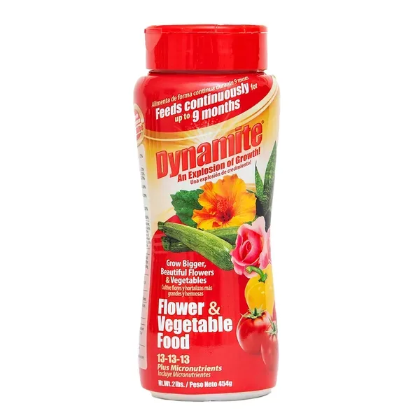 Dynamite 2 lbs Flower & Vegetable 9 Month Plant Food (Case of 12) - Image 2