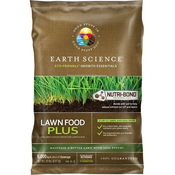 Earth Science 20 lbs Lawn Food Plus 5000sf - Image 2