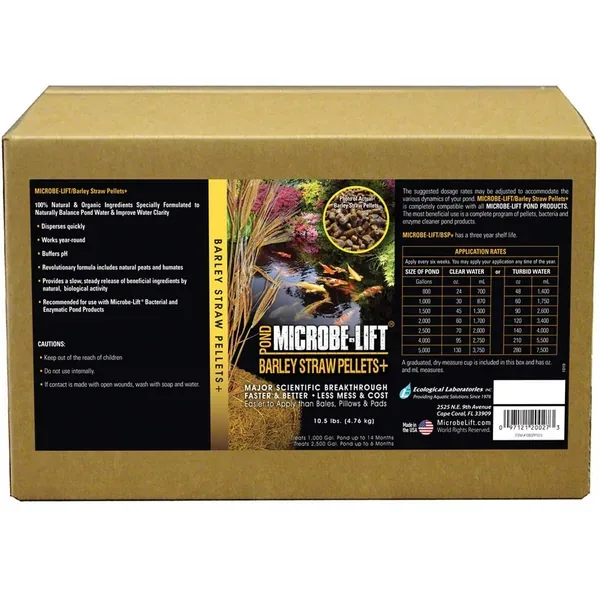 Eco Labs 10.5 lbs Microbe Lift Barley Straw Pellets - Image 2