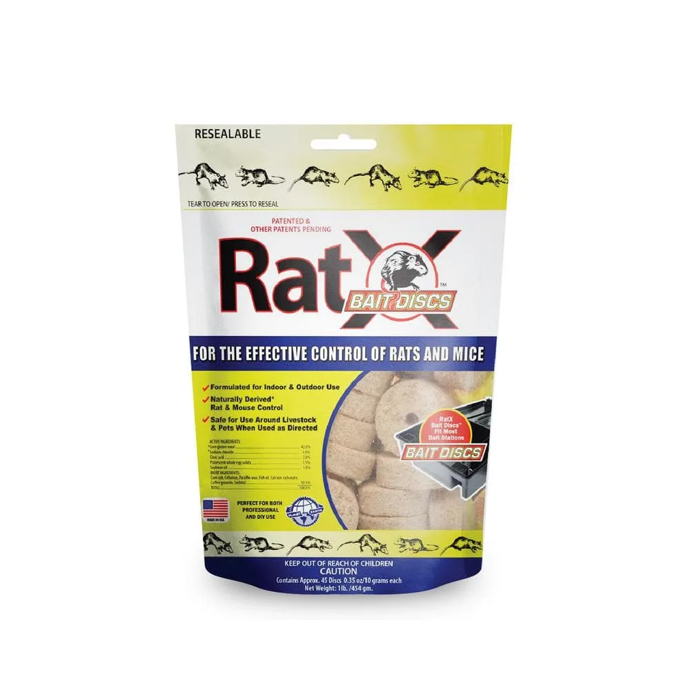 Ecoclear 1lb Bag RatX Bait Discs 45ct — Case of 12 - Image 2