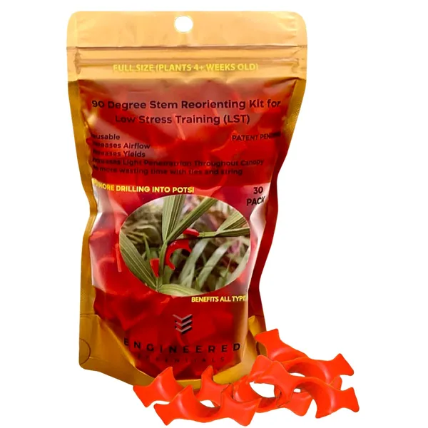 Engineered Essentials Plant Benders 30pk Orange Small